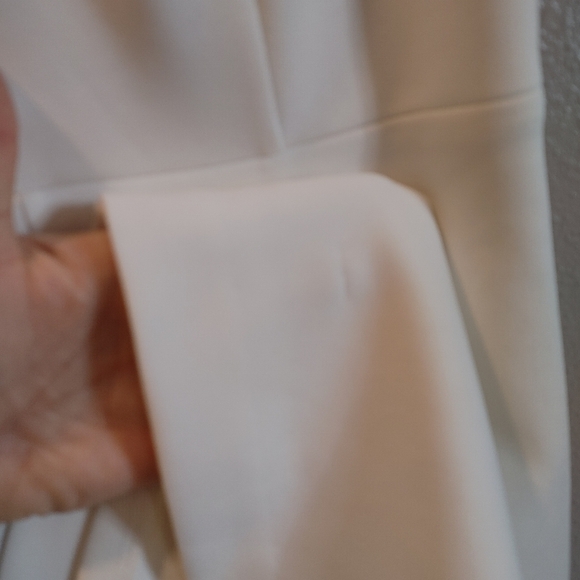 Guess High Neck Sleeveless Pencil Dress Ivory Off White Scuba Knit Sequin Size 4 - Picture 15 of 15